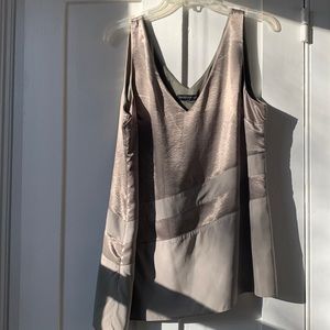 Banana Republic sleeveless asymmetrical top.
